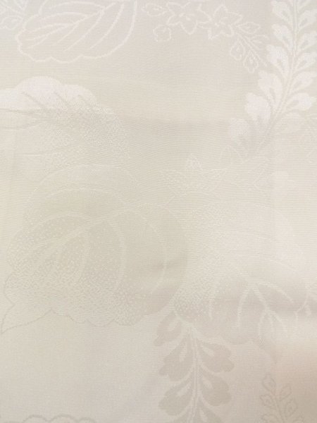 画像5: N0629H  女性用 女の子 半衿付き シルク(正絹)   白,  【中古】 【USED】 【リサイクル】 ★★☆☆☆ (5)