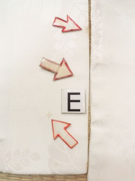 画像18: N0629H  女性用 女の子 半衿付き シルク(正絹)   白,  【中古】 【USED】 【リサイクル】 ★★☆☆☆ (18)