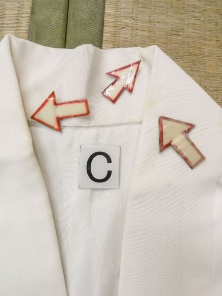 画像16: N0629I  女性用 襦袢  化繊   白,  【中古】 【USED】 【リサイクル】 ★★☆☆☆ (16)