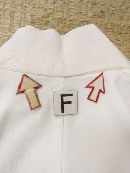 画像19: N0629I  女性用 襦袢  化繊   白,  【中古】 【USED】 【リサイクル】 ★★☆☆☆ (19)