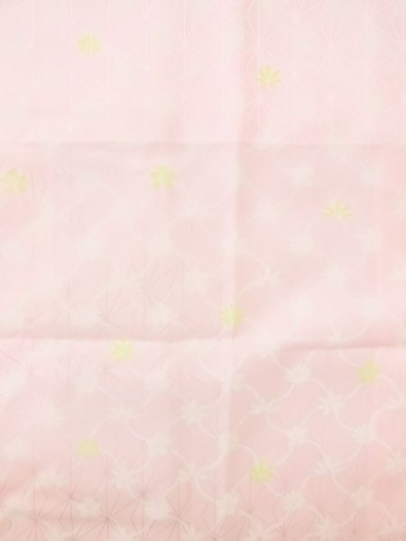 画像4: N0629N  女性用 襦袢  化繊  淡い 桃色, 花 【中古】 【USED】 【リサイクル】 ★★☆☆☆ (4)