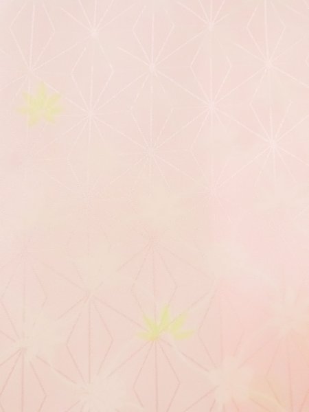 画像6: N0629N  女性用 襦袢  化繊  淡い 桃色, 花 【中古】 【USED】 【リサイクル】 ★★☆☆☆ (6)