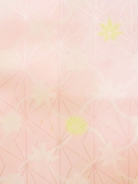 画像7: N0629N  女性用 襦袢  化繊  淡い 桃色, 花 【中古】 【USED】 【リサイクル】 ★★☆☆☆ (7)