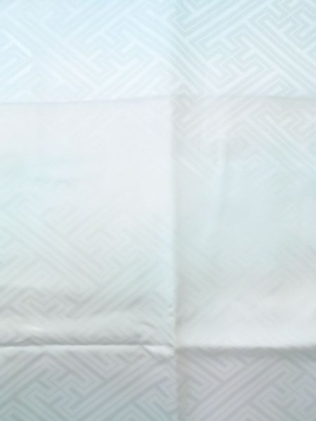 画像4: N0629O  女性用 襦袢  化繊  淡い 水色,  【中古】 【USED】 【リサイクル】 ★★★☆☆ (4)