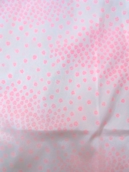 画像4: N0629P  女性用 襦袢 半衿付き、鈴柄 化繊   白,  【中古】 【USED】 【リサイクル】 ★★★☆☆ (4)