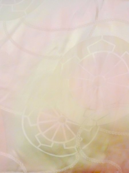 画像3: N0629S  女性用 襦袢  シルク（正絹）  淡い 桃色,  【中古】 【USED】 【リサイクル】 ★★☆☆☆ (3)