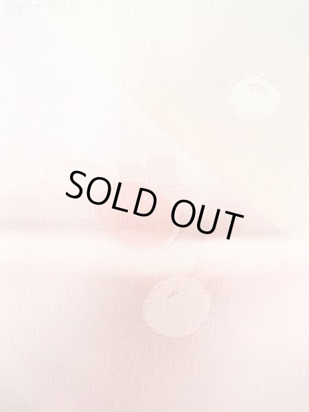 画像7: N0629T  女性用 襦袢  シルク（正絹）  淡い 桃色,  【中古】 【USED】 【リサイクル】 ★★★☆☆ (7)