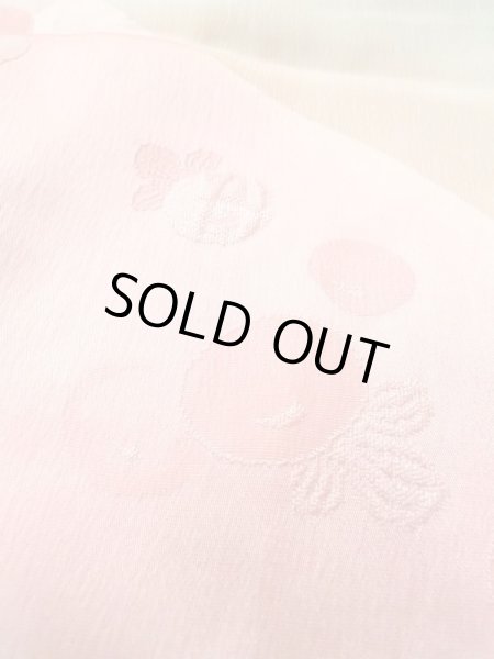 画像10: N0629T  女性用 襦袢  シルク（正絹）  淡い 桃色,  【中古】 【USED】 【リサイクル】 ★★★☆☆ (10)