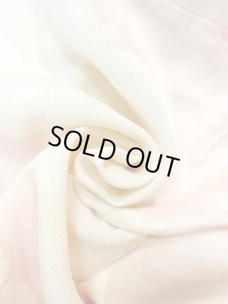 画像11: N0629T  女性用 襦袢  シルク（正絹）  淡い 桃色,  【中古】 【USED】 【リサイクル】 ★★★☆☆ (11)