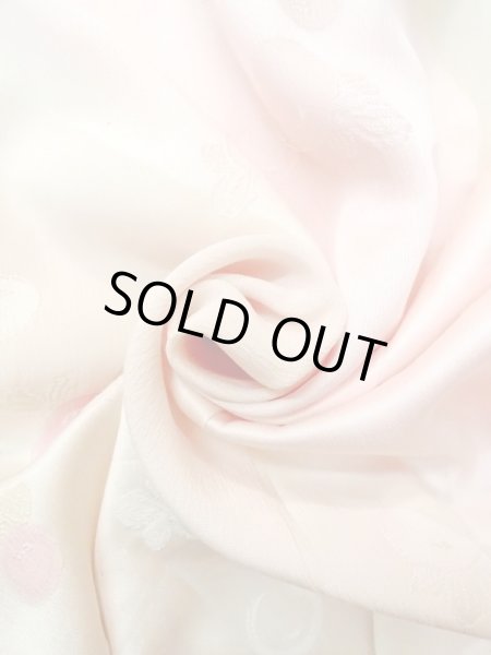 画像12: N0629T  女性用 襦袢  シルク（正絹）  淡い 桃色,  【中古】 【USED】 【リサイクル】 ★★★☆☆ (12)