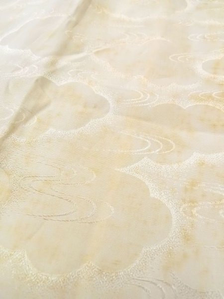 画像8: N0629V  女性用 襦袢  化繊   アイボリー,  【中古】 【USED】 【リサイクル】 ★☆☆☆☆ (8)