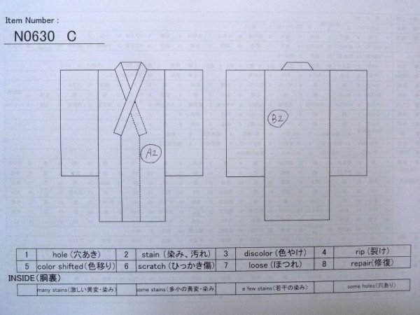 画像13: N0630C  女性用 襦袢  化繊   白,  【中古】 【USED】 【リサイクル】 ★★★☆☆ (13)
