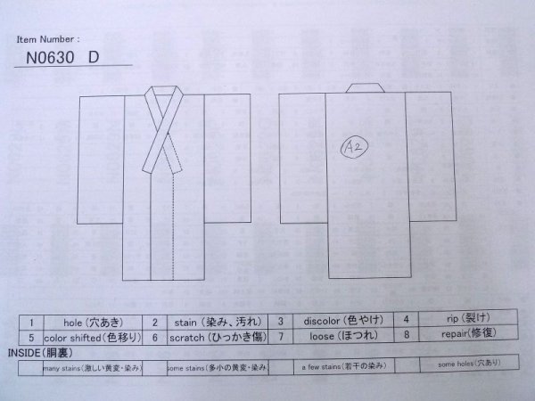 画像13: N0630D  女性用 襦袢  化繊   白,  【中古】 【USED】 【リサイクル】 ★★★☆☆ (13)