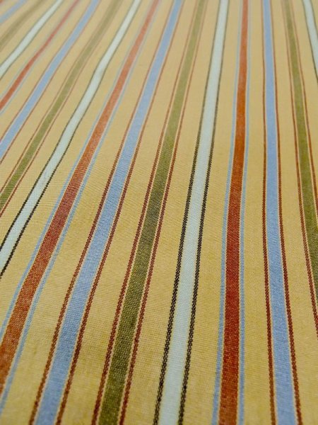 画像8: N0717B  女性用 羽織  シルク(正絹)   ベージュ, 縞 【中古】 【USED】 【リサイクル】 ★★☆☆☆ (8)