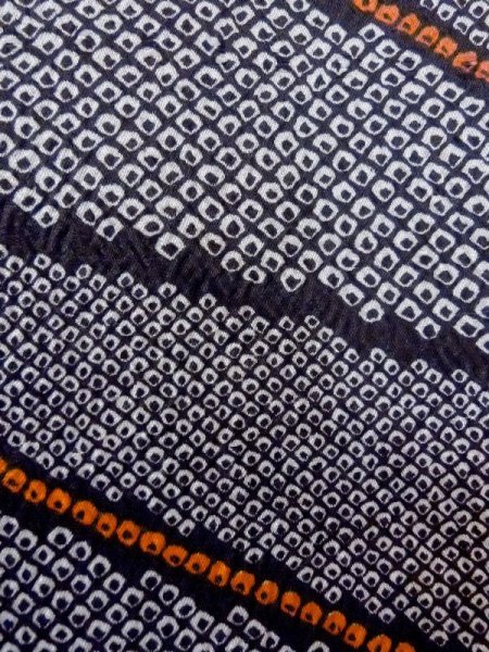 画像7: N0717C  女性用 羽織  化繊   黒, かのこ 【中古】 【USED】 【リサイクル】 ★★★☆☆ (7)