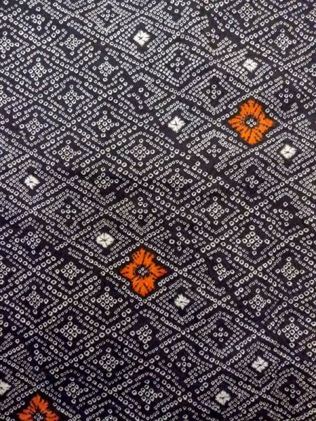 画像4: N0717D  女性用 羽織  化繊   黒, 松皮菱 【中古】 【USED】 【リサイクル】 ★☆☆☆☆ (4)