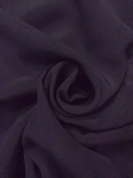 画像9: N0717L  女性用 喪服  シルク(正絹)   黒,  【中古】 【USED】 【リサイクル】 ★★★☆☆ (9)