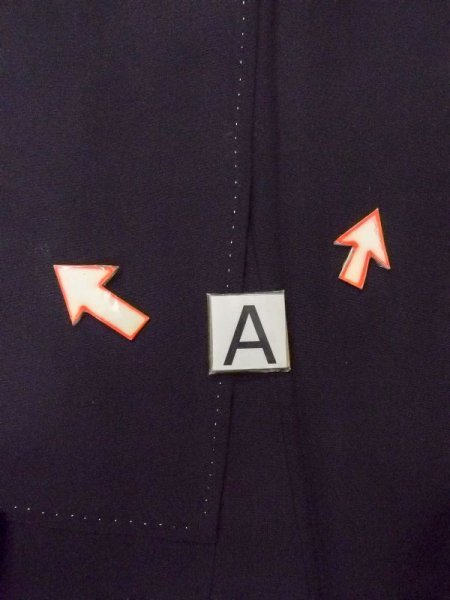 画像11: N0717L  女性用 喪服  シルク(正絹)   黒,  【中古】 【USED】 【リサイクル】 ★★★☆☆ (11)