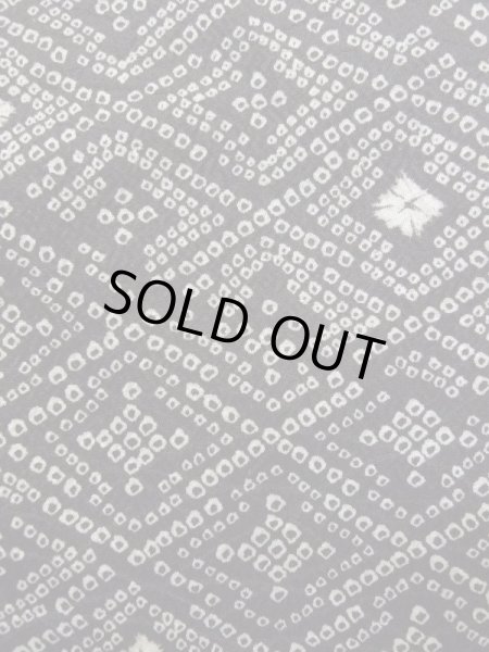 画像6: N0717N  女性用 小紋  化繊   黒, 松皮菱 【中古】 【USED】 【リサイクル】 ★☆☆☆☆ (6)