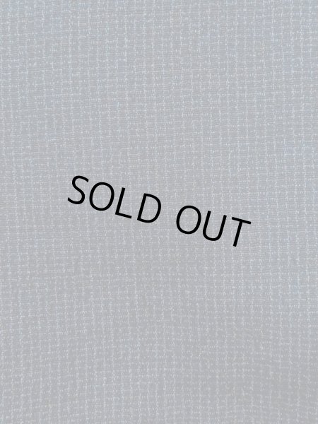 画像6: N0717W  男性用着物  シルク（正絹）  青み 黒, チェック柄 【中古】 【USED】 【リサイクル】 ★☆☆☆☆ (6)