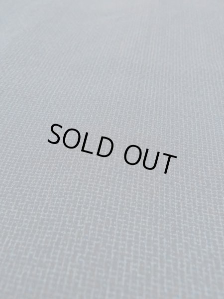 画像8: N0717W  男性用着物  シルク（正絹）  青み 黒, チェック柄 【中古】 【USED】 【リサイクル】 ★☆☆☆☆ (8)