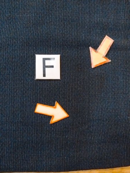 画像19: N0717W  男性用着物  シルク(正絹)  青み 黒, チェック柄 【中古】 【USED】 【リサイクル】 ★☆☆☆☆ (19)