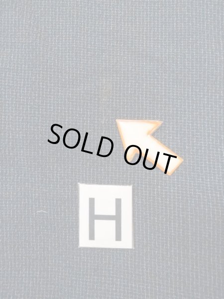 画像21: N0717W  男性用着物  シルク（正絹）  青み 黒, チェック柄 【中古】 【USED】 【リサイクル】 ★☆☆☆☆ (21)