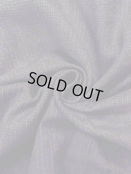 画像12: N0717Y Mint  男性用着物  シルク（正絹）   黒, チェック柄 【中古】 【USED】 【リサイクル】 ★★★★☆ (12)