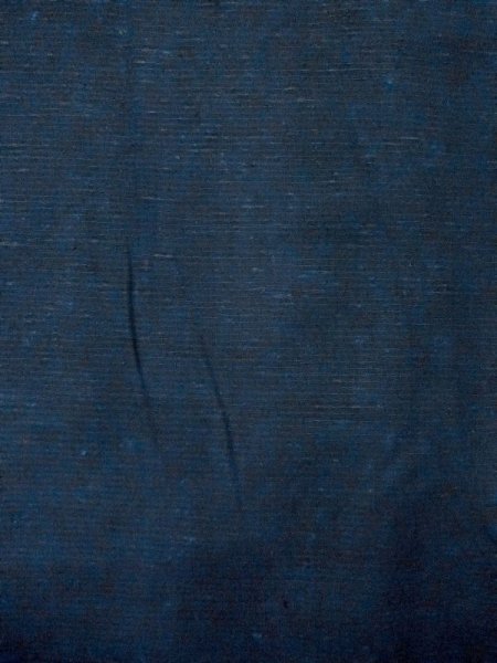 画像3: N0717Z  男性用着物  シルク(正絹)  青み 黒, 縞 【中古】 【USED】 【リサイクル】 ★★★☆☆ (3)