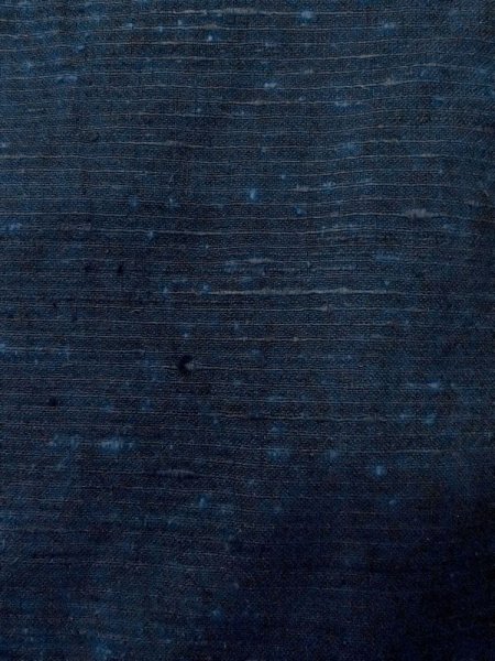 画像5: N0717Z  男性用着物  シルク(正絹)  青み 黒, 縞 【中古】 【USED】 【リサイクル】 ★★★☆☆ (5)