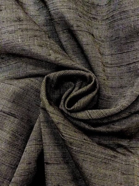 画像11: N0718A  男性用着物  シルク(正絹)   灰色, 縞 【中古】 【USED】 【リサイクル】 ★★☆☆☆ (11)