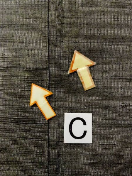 画像16: N0718A  男性用着物  シルク(正絹)   灰色, 縞 【中古】 【USED】 【リサイクル】 ★★☆☆☆ (16)