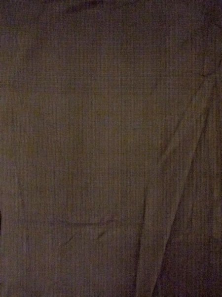 画像3: N0718D  男性用着物  シルク(正絹)   茶色, チェック柄 【中古】 【USED】 【リサイクル】 ★☆☆☆☆ (3)