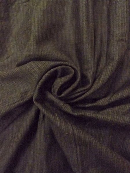 画像11: N0718D  男性用着物  シルク(正絹)   茶色, チェック柄 【中古】 【USED】 【リサイクル】 ★☆☆☆☆ (11)