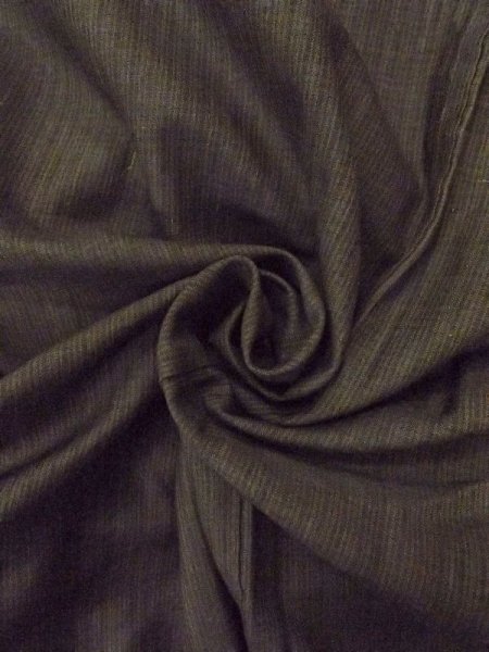 画像12: N0718D  男性用着物  シルク(正絹)   茶色, チェック柄 【中古】 【USED】 【リサイクル】 ★☆☆☆☆ (12)