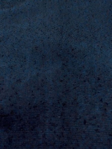 画像9: N0718E  男性用着物  シルク（正絹）   藍,  【中古】 【USED】 【リサイクル】 ★★★★☆ (9)