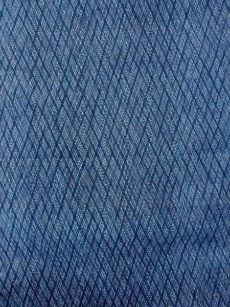 画像4: N0731A  浴衣（日本製）  綿  灰色がかった 水色, 抽象的模様 【中古】 【USED】 【リサイクル】 ★☆☆☆☆ (4)