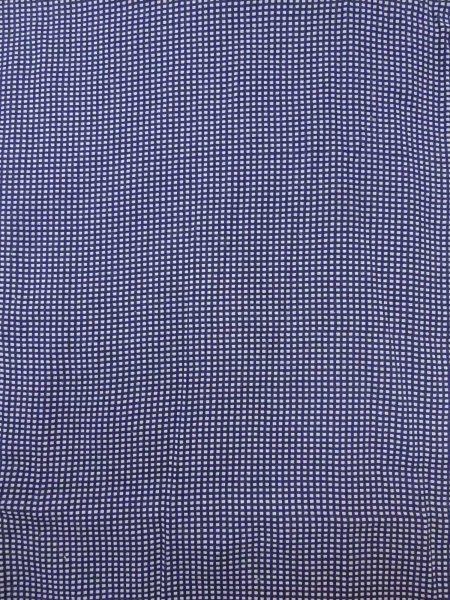 画像3: N0731F  浴衣（日本製）  綿   藍, チェック柄 【中古】 【USED】 【リサイクル】 ★★☆☆☆ (3)