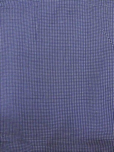 画像4: N0731F  浴衣（日本製）  綿   藍, チェック柄 【中古】 【USED】 【リサイクル】 ★★☆☆☆ (4)