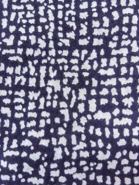 画像7: N0731I  浴衣（日本製）  綿   藍, 抽象的模様 【中古】 【USED】 【リサイクル】 ★☆☆☆☆ (7)