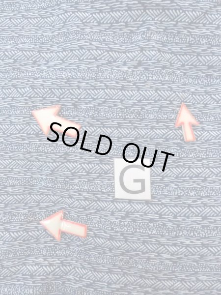 画像20: N0731R  男性用浴衣 汚れ/染み 綿   藍, 小さな点々 【中古】 【USED】 【リサイクル】 ★☆☆☆☆ (20)