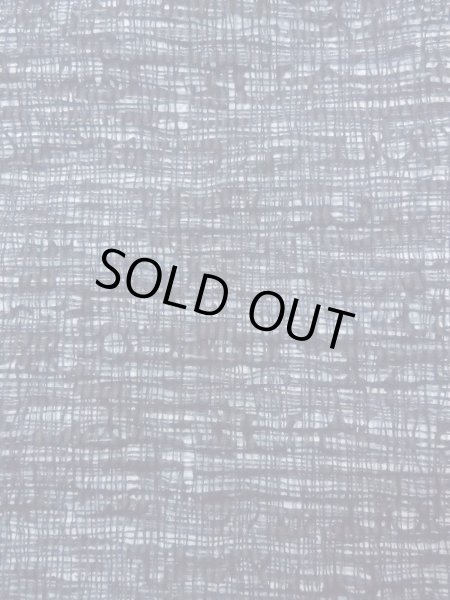 画像5: N0731X  男性用浴衣  麻  深い 藍, チェック柄 【中古】 【USED】 【リサイクル】 ★★★☆☆ (5)