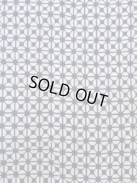 画像4: N0731Y  男性用浴衣  綿   藍, 幾何学模様 【中古】 【USED】 【リサイクル】 ★☆☆☆☆ (4)