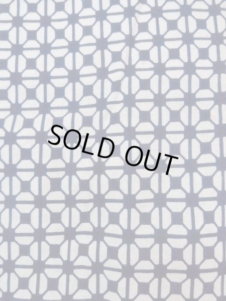 画像5: N0731Y  男性用浴衣  綿   藍, 幾何学模様 【中古】 【USED】 【リサイクル】 ★☆☆☆☆ (5)