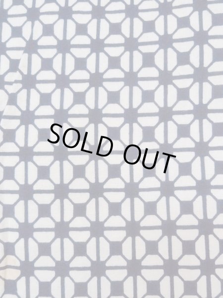 画像6: N0731Y  男性用浴衣  綿   藍, 幾何学模様 【中古】 【USED】 【リサイクル】 ★☆☆☆☆ (6)