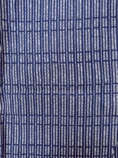 画像3: N0732C  男性用浴衣  綿   灰色, 四角 【中古】 【USED】 【リサイクル】 ★★★☆☆ (3)