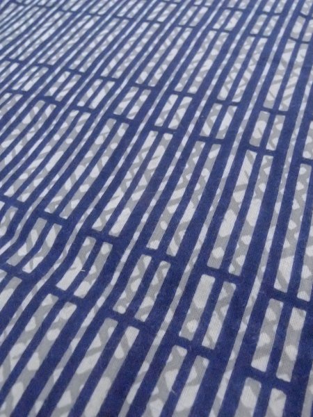 画像5: N0732C  男性用浴衣  綿   灰色, 四角 【中古】 【USED】 【リサイクル】 ★★★☆☆ (5)