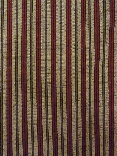 画像5: N0814A  女性用 紬  ウール  灰色がかった ベージュ, 縞 【中古】 【USED】 【リサイクル】 ★★★☆☆ (5)