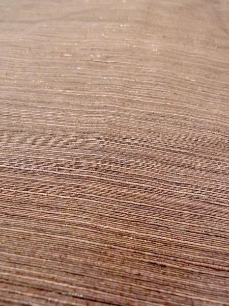 画像8: N0814B Mint  女性用 紬  シルク(正絹)   茶色, 縞 【中古】 【USED】 【リサイクル】 ★★★★☆ (8)