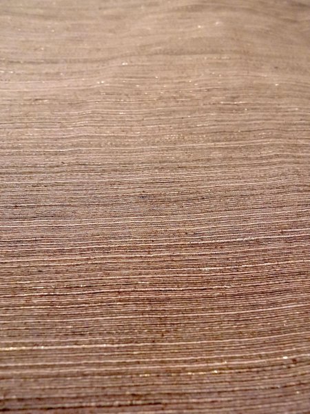 画像9: N0814B Mint  女性用 紬  シルク(正絹)   茶色, 縞 【中古】 【USED】 【リサイクル】 ★★★★☆ (9)